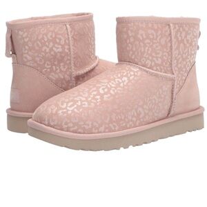UGG Pink cheetah print Ankle Boots